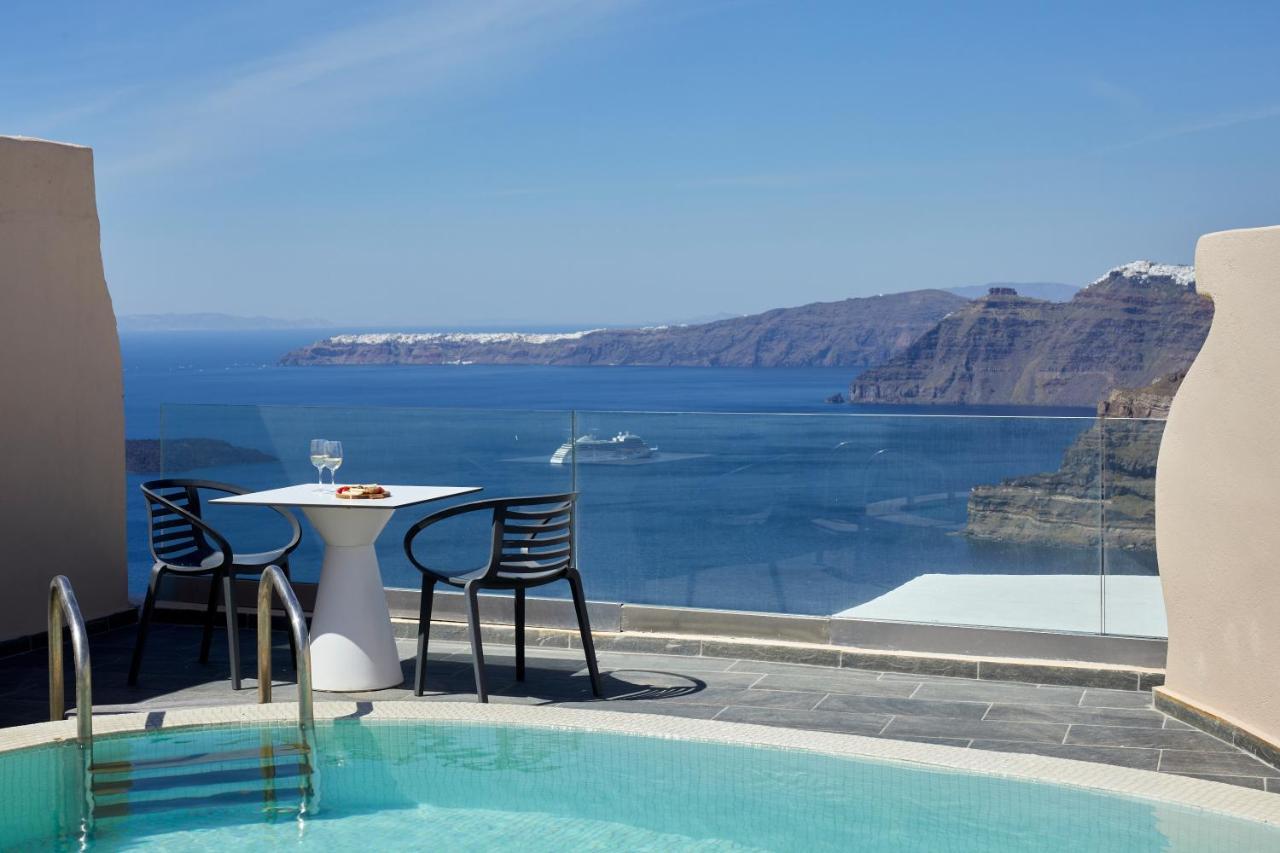 Suites Of The Gods Cave Spa Hotel Megalochori  Bagian luar foto