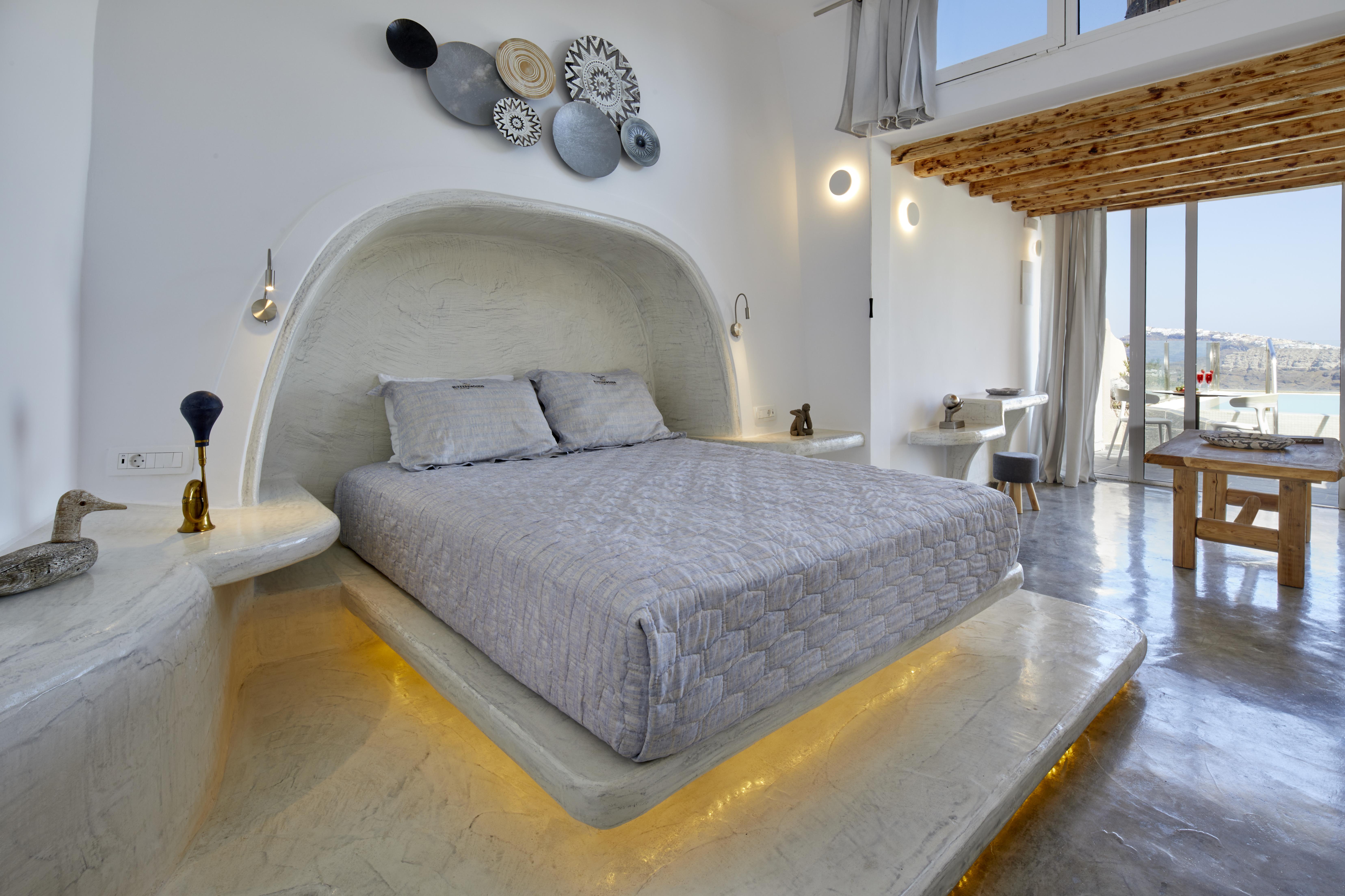 Suites Of The Gods Cave Spa Hotel Megalochori  Bagian luar foto